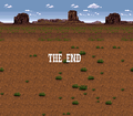 End screen for "The Wanderer"