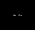 End screen for "The First"