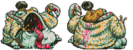 The Gamahebi's in game sprite (SFC)